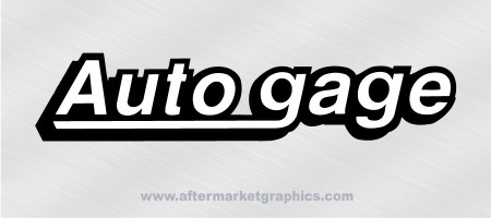 Auto Gage Decals - Pair (2 pieces)